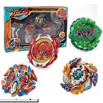 Bey Battle Gyro Burst Battle Evolution Attack Pack for Battling Top Game Included 4X Burst Gyro,2X Launcher,1x Stadium,4X Stickers  B07L1H5M5X